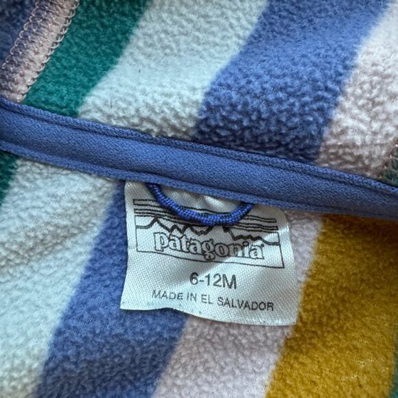 Patagonia Micro D Bunting Fleece Baby Infant 6-12 Months One Piece Cozy - Picture 11 of 11